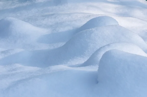 Verwehungen Des Neuschnees Fielen Heiligabend Natürlicher Winterhintergrund — Stockfoto