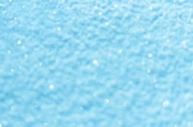 Güzel mavi Bokeh Noel karı, yakın plan, kış arkaplanı