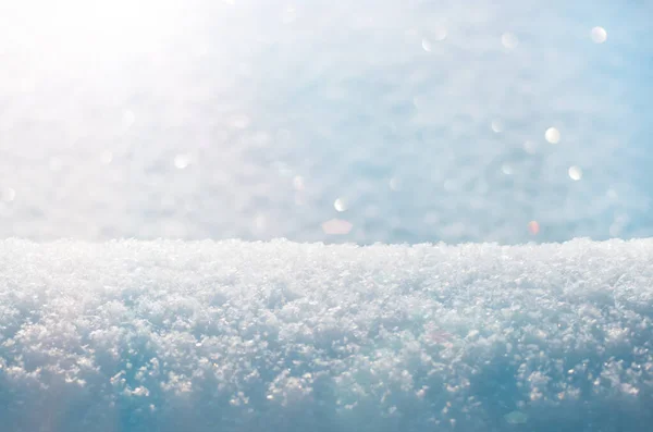 Όμορφο Μπλε Χριστουγεννιάτικο Χιόνι Κοντινό Πλάνο Χειμερινό Φόντο — Φωτογραφία Αρχείου