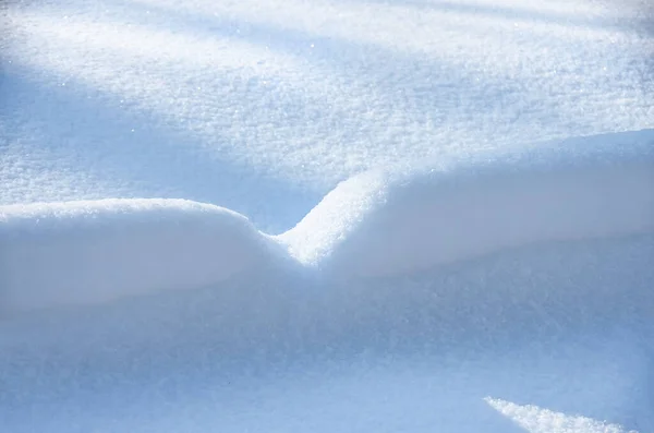 Sneeuwdrift Het Winterpark Winterachtergrond — Stockfoto