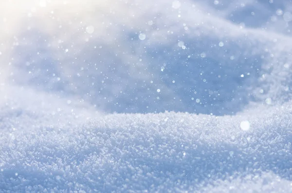 Zaspy Śnieżne Zimowym Parku Tło Zimowe — Zdjęcie stockowe
