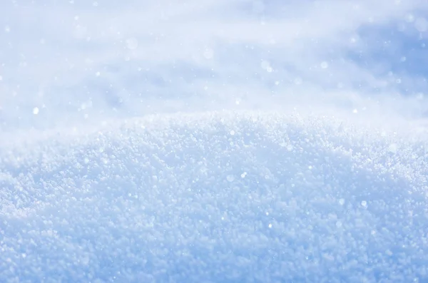 Zaspy Śnieżne Zimowym Parku Tło Zimowe — Zdjęcie stockowe