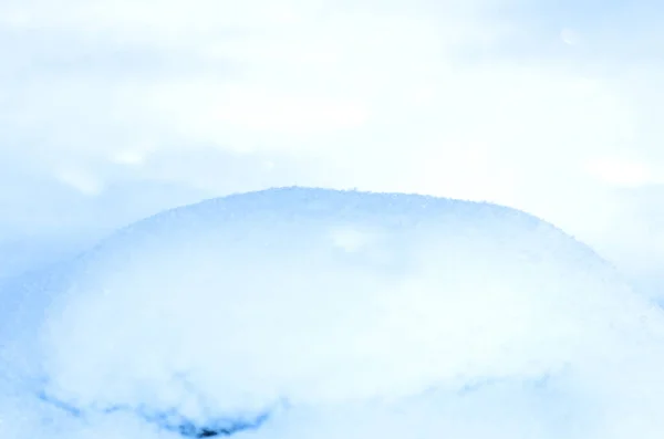 Vackert Nysnö Mönster Minimalistisk Stil Vinterbakgrund Närbild Textur — Stockfoto