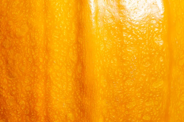 Calabaza Fresca Madura Primer Plano Fondo Calabaza Naranja Amarilla Textura — Foto de Stock