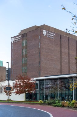 Northumbria Üniversitesi binası, Newcastle on Tyne, İngiltere