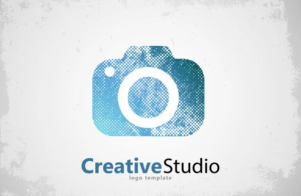 Design de logo studio créatif. Logo de la caméra. Logo créatif. Logo Studio — Image vectorielle