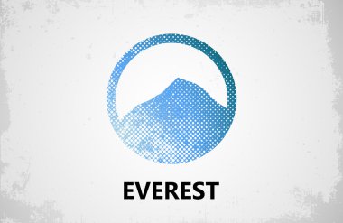 Dağ Logo tasarımı. Herhangi bir zamanda logosunu görmeniz gerekir. Dağ poster