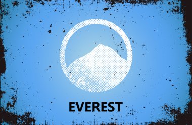 Dağ Logo tasarımı. Herhangi bir zamanda logosunu görmeniz gerekir. Dağ poster