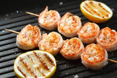 Izgara kaplan karides