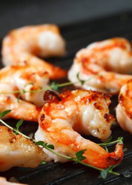 Izgara kaplan karides