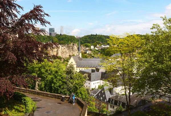 Ciudad de Luxemburgo. Mayo de 2014. Vista del centro de Luxemburgo . — Foto de Stock