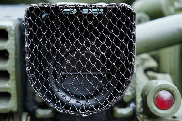 Vehículo militar blindado. Parte del cuerpo. Contexto — Foto de Stock