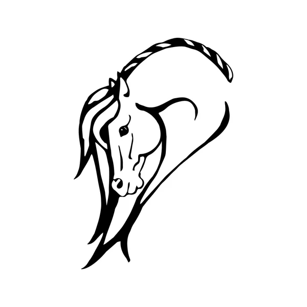 Stolt häst vektor — Stock vektor