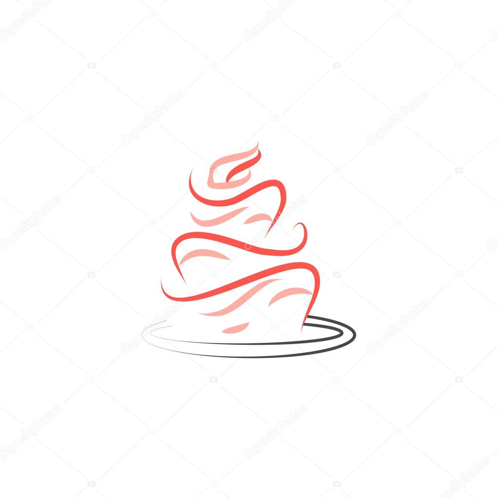 Cake Logo Vector Stock Vector Image By C Mila Endo