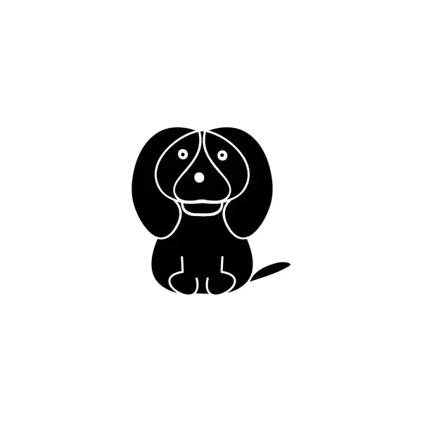 Cachorro con orejas grandes — Archivo Imágenes Vectoriales