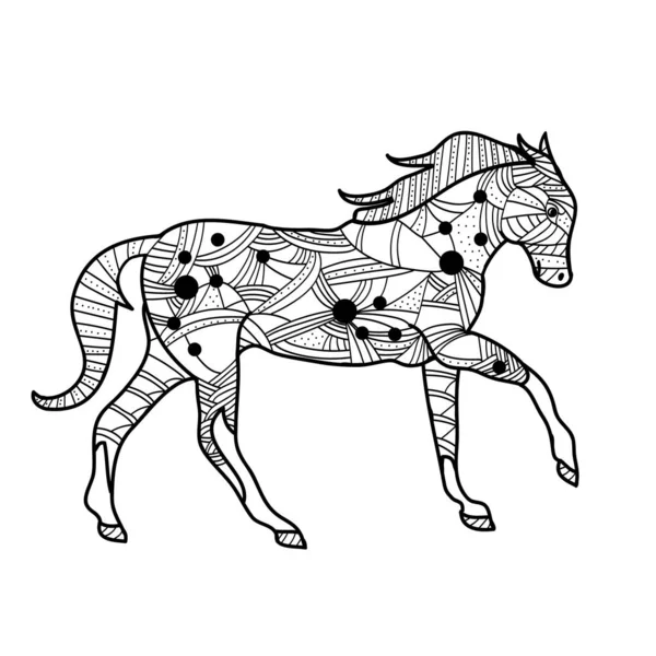Sehr Detaillierte Abstrakte Illustration Tiermuster Mit Handgezeichnetem Doodle — Stockvektor