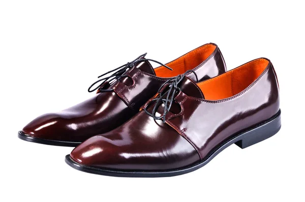 Klasický lesklý Pánské boty — Stock fotografie