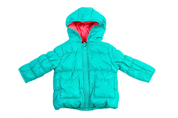 Chaqueta cálida para niños en color brillante . — Foto de Stock