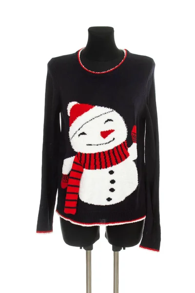 Zabawny sweter świąteczny — Zdjęcie stockowe