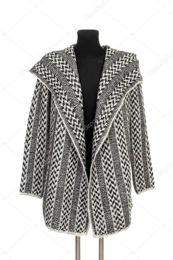 female short coat isolated