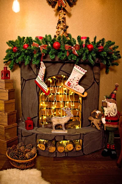 Encantadoras decoraciones de Navidad —  Fotos de Stock