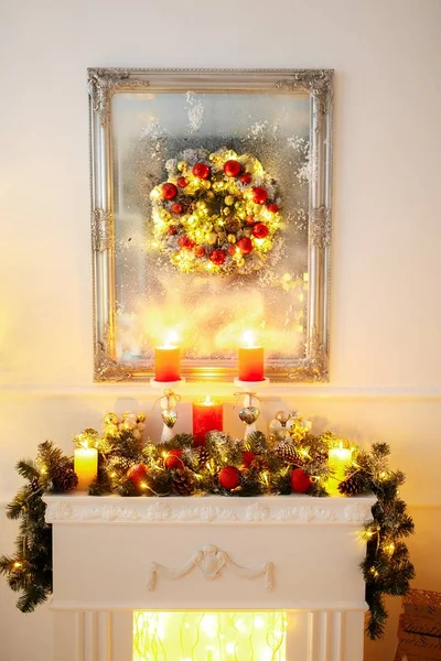 Weihnachtszimmer Innenausstattung — Stockfoto