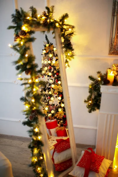 Diseño interior de habitación de Navidad — Foto de Stock