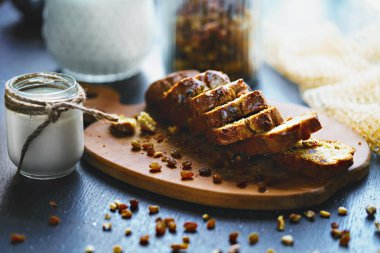 Güzel pişmiş tatlı hizmet