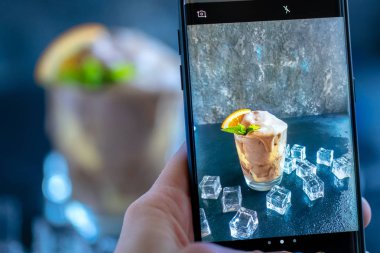 Portakallı Soda Dondurmalı Dondurma Çubuklu Dondurma