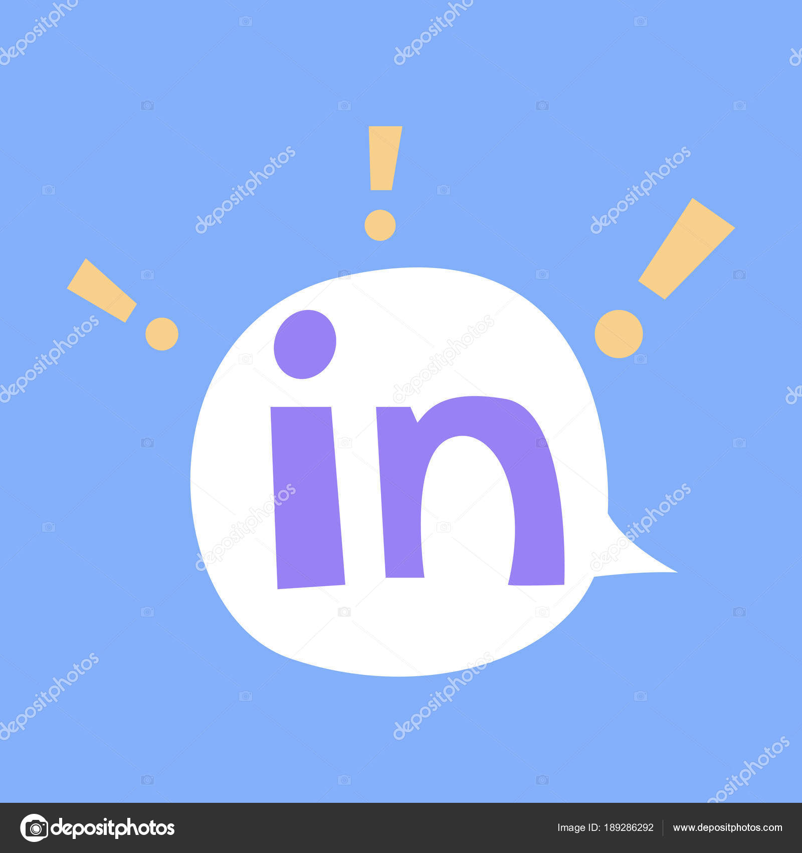 flat linkedin color icon