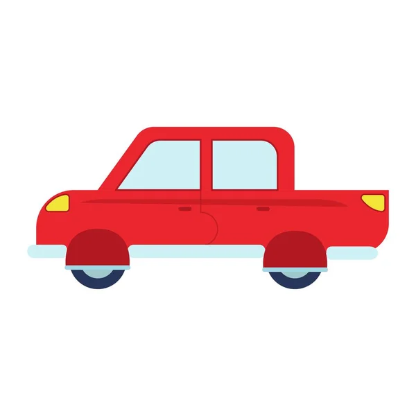 Vector Coche Aislado Sobre Fondo Blanco Ilustración Estilo Plano Ilustración — Vector de stock