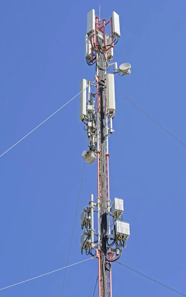 Tower with aerials of cellular