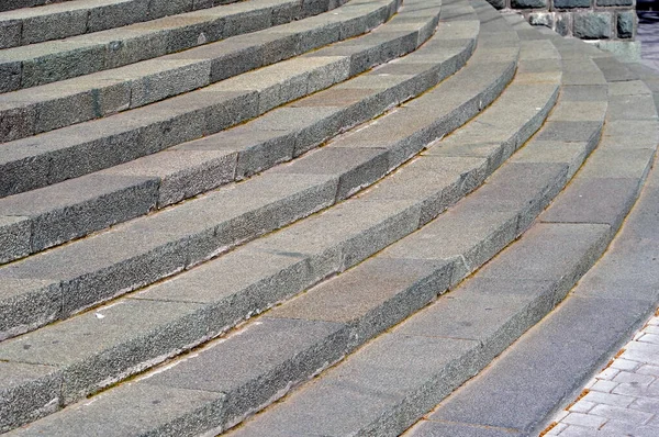 old Granite stairs steps as background