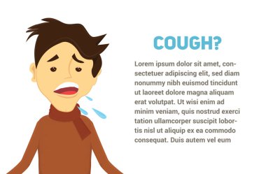 Hasta çocuk vektör tasarım öğesi.