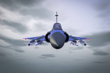 Bir jet avcı uçağı