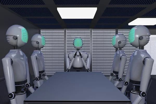 Robots in an office
