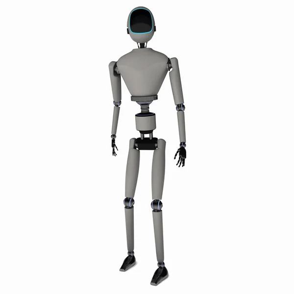 Un robot aislado — Foto de Stock