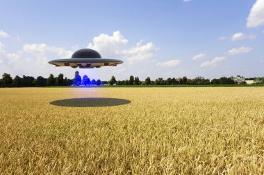Unidentified flying object clipart