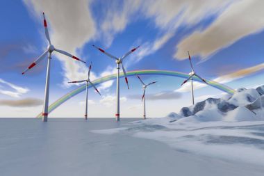 Rüzgar park jeneratörleri