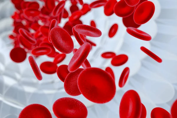 Un primer plano de las células sanguíneas — Foto de Stock