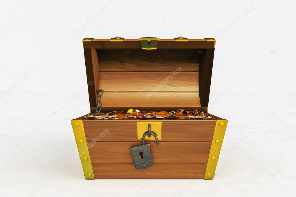 a mysterious treasure chest 
