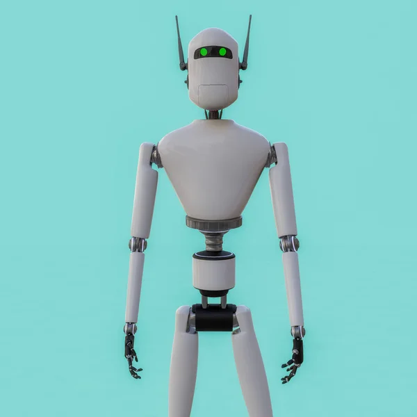 Een portret van een robot — Stockfoto