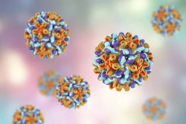 Heptitis B wirusy na kolorowe tło — Zdjęcie stockowe