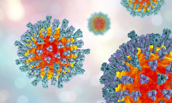 Mässlingvirus. illustration — Stockfoto