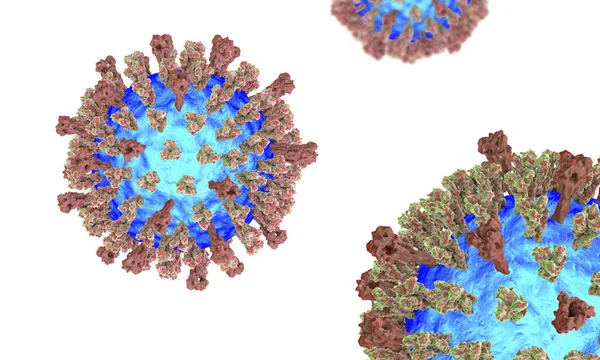 Measles virus. illustration — Stock Photo, Image