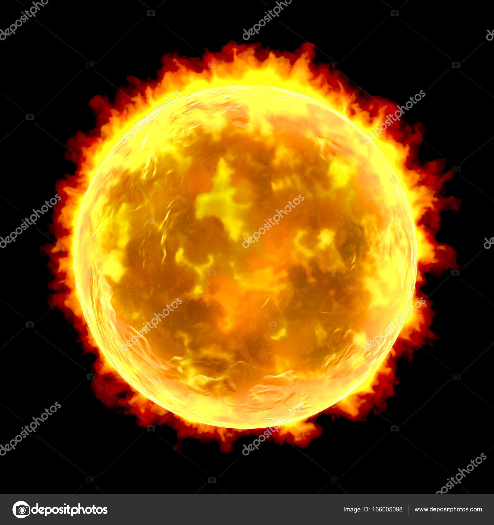 Sun Isolated On Black Background Royalty Free Photo Stock Image By C Katerynakon