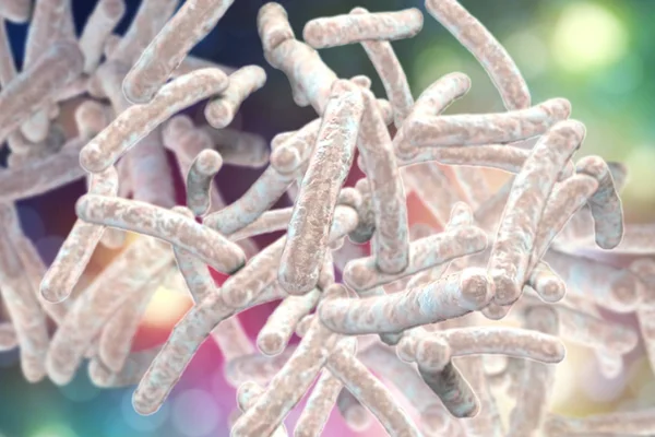 Bacteria Mycobacterium tuberculosis — Stock Photo, Image