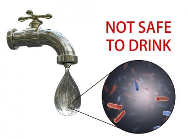 Safety of drinking water concept clipart