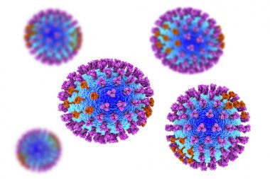 Grip virüsleri illüstrasyon