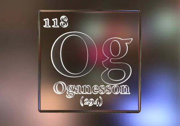 Oganesson, Og, ένα συνθετικό χημικό στοιχείο που ανακαλύφθηκε πρόσφατα — Φωτογραφία Αρχείου